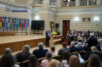 Виступ Євгена Нахліка на Урочистій шевченківській академії