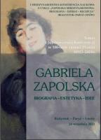 Міжнародна конференція до 100-річчя пам’яті Ґабрієлі Запольської